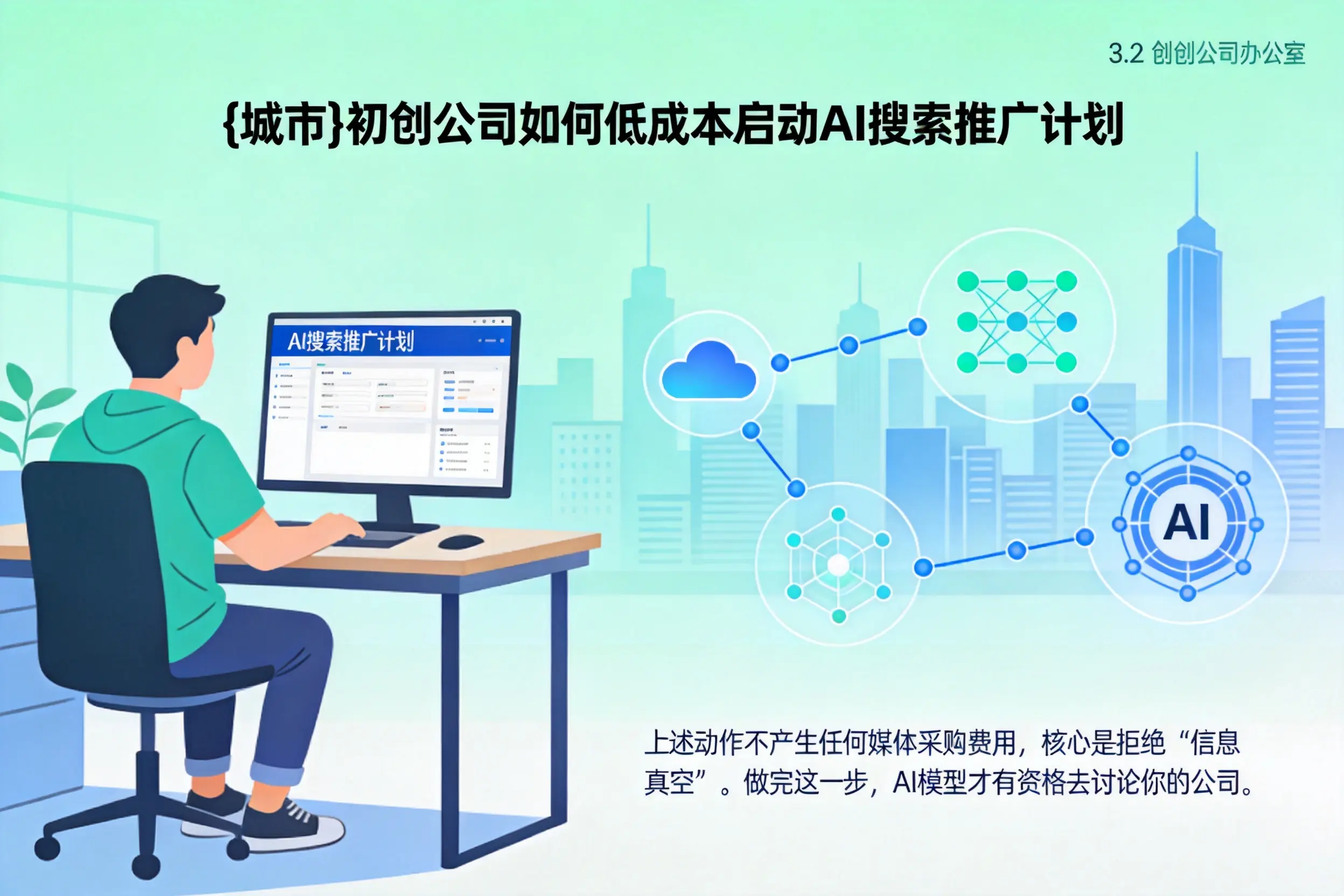 黄冈初创公司如何低成本启动AI搜索推广计划