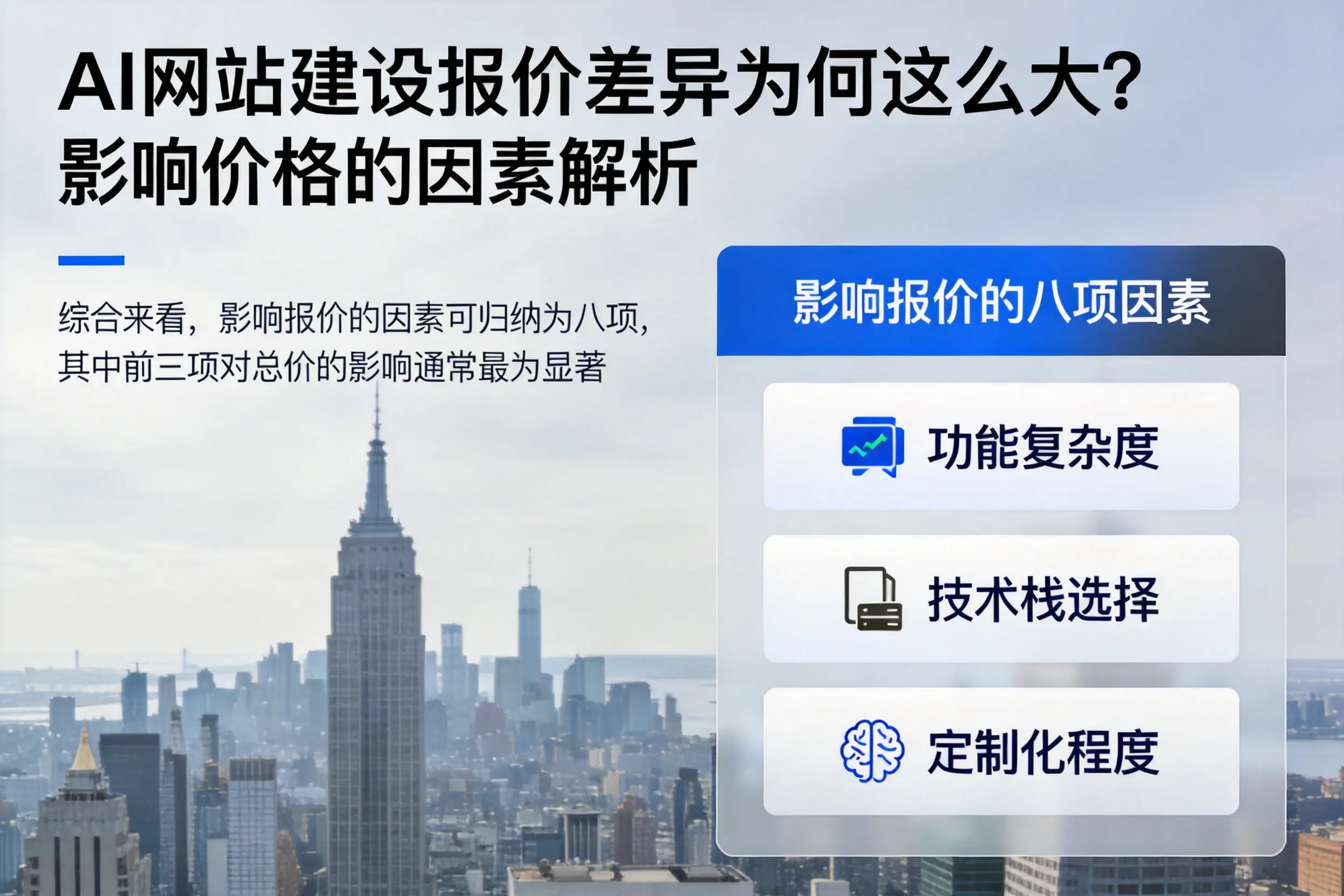 黄冈AI网站建设报价差异为何这么大？影响价格的因素解析