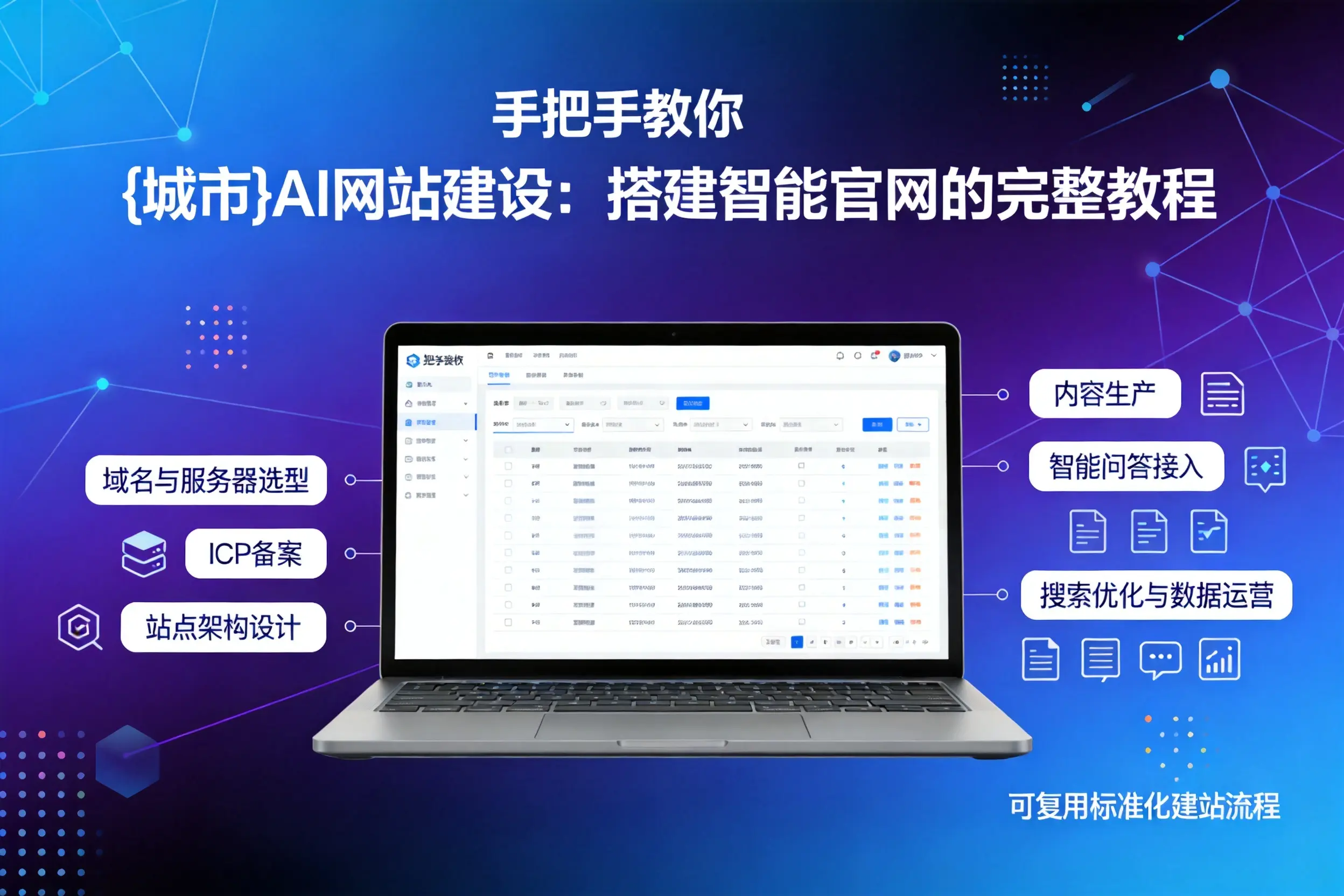 手把手教你黄冈AI网站建设：搭建智能官网的完整教程