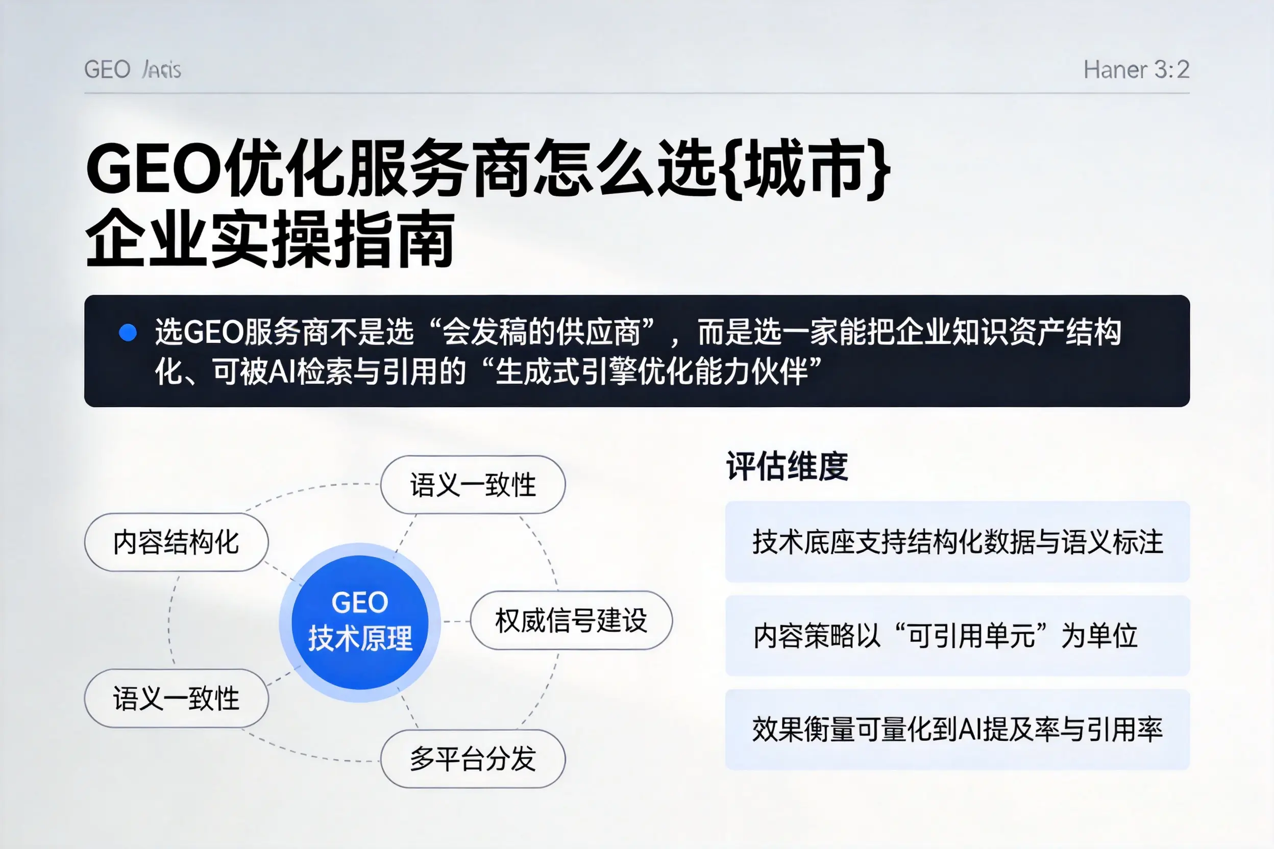 GEO优化服务商怎么选黄冈企业实操指南
