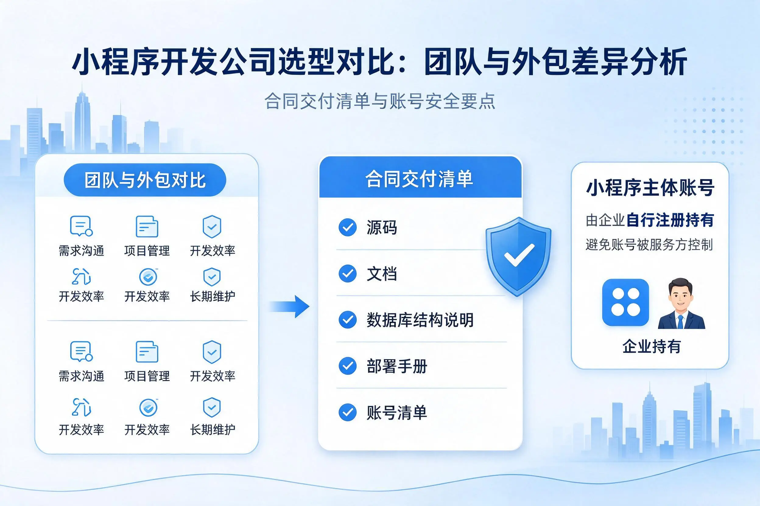 黄冈小程序开发公司选型对比：团队与外包差异分析